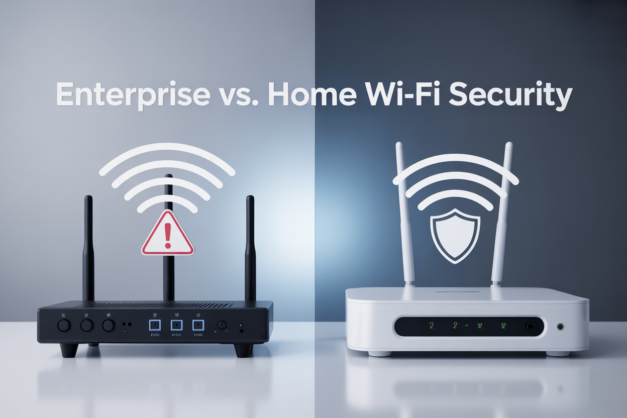 Enterprise vs. Home Wi-Fi: Security Gaps That Matter